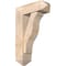 Ekena Millwork Funston Arts and Crafts Smooth Bracket w/ Offset Brace, Douglas Fir, 7 1/2"W x 22"D x 34"H BKT0806X22X34FST03SDF - alternate 1